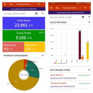 SimbaPOS Mobile Reports App