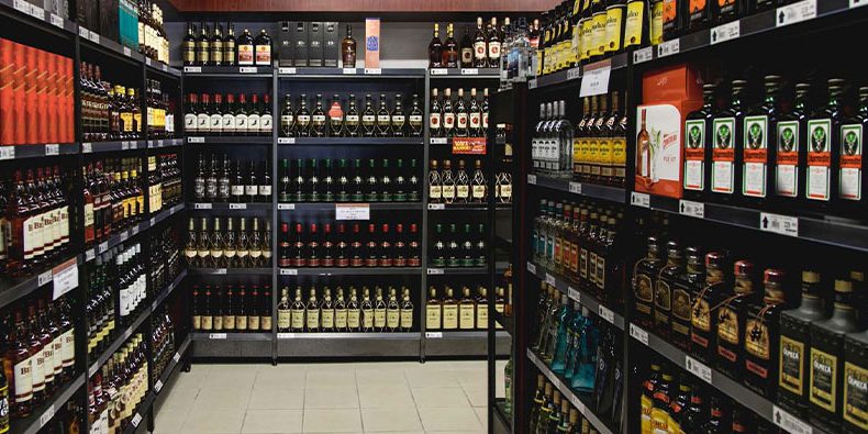 wine and spirits shop in Kenya